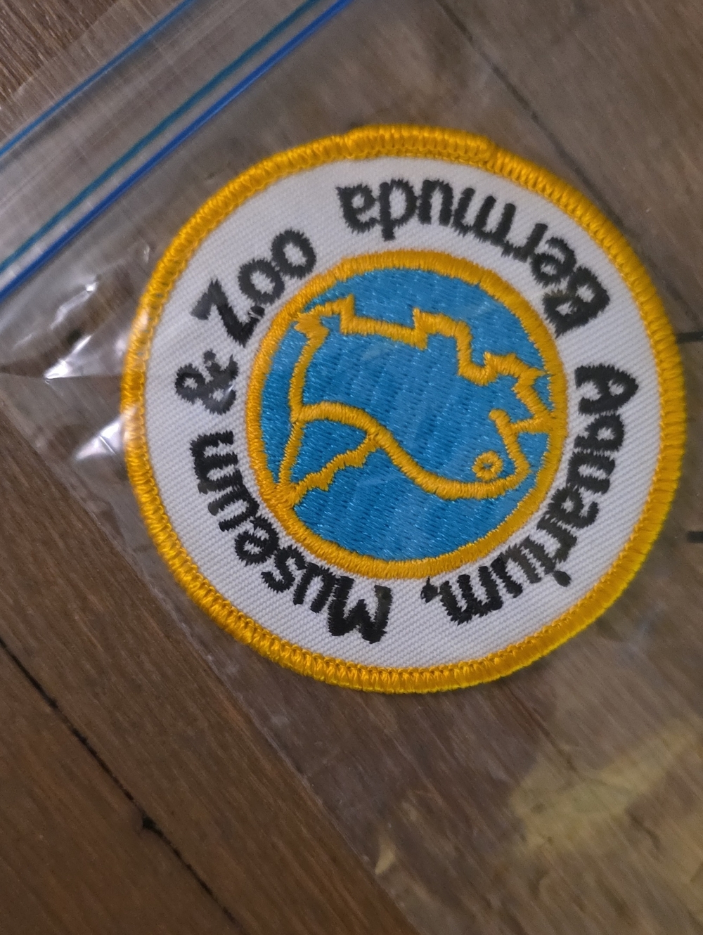 Bermuda Aquarium Museum & Zoo VTG Patch - BAMZ Embroidered Badge